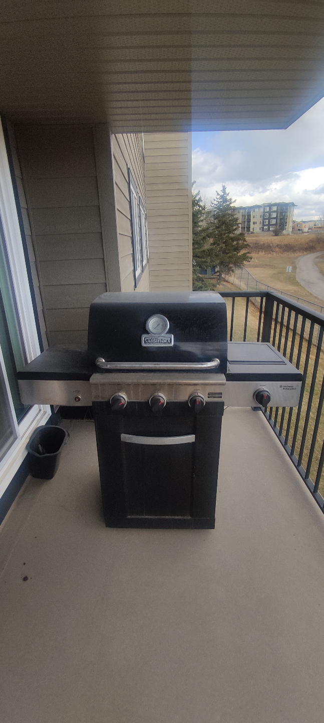 3-Burner Gas BBQ Grill (free)