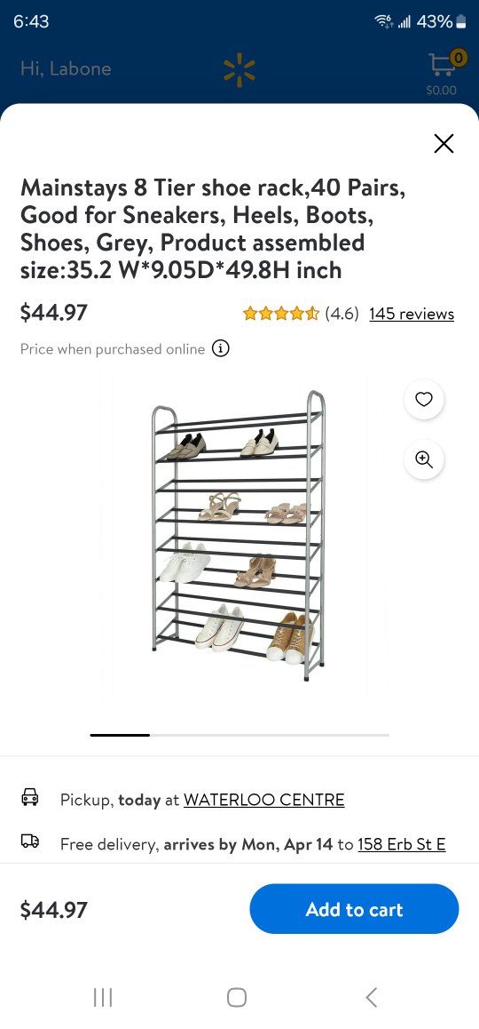 Metal Shoe Rack Organizer - photo 3