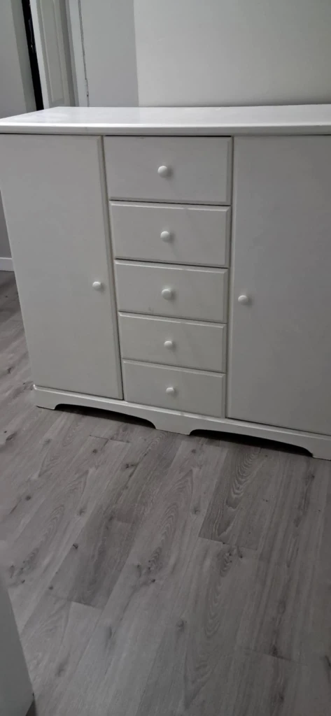 White Wooden Dresser