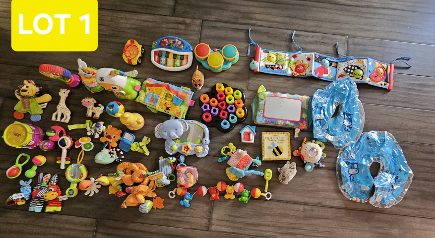 Huge Lot of Baby Toys and Playtime Items