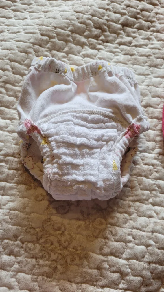 💚 Baby Girl's Training underwear & Bib Set image indicator(2)