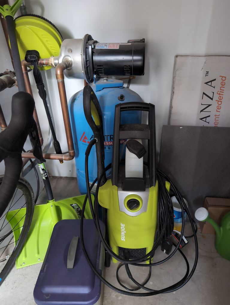 free sunjoe power washer in need of repair