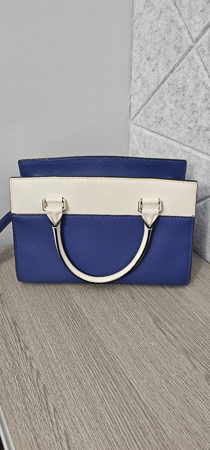 Kate Spade New York Cobble Hill Small Satchel - Blue and Cream - photo 3
