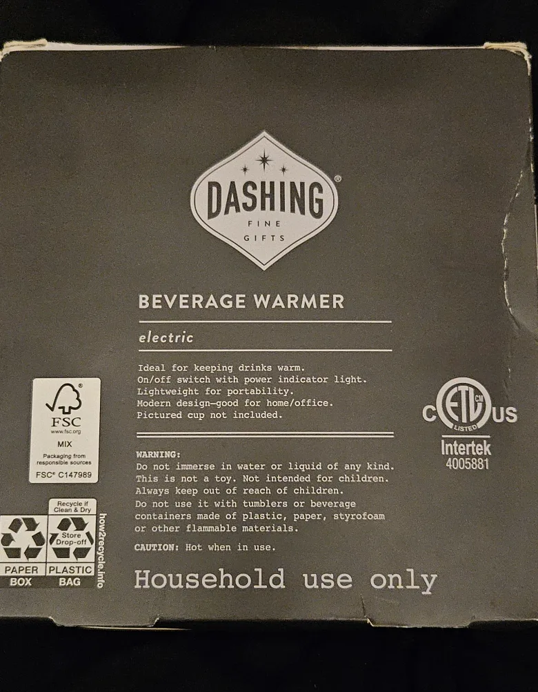 Dashing Fine Gifts Electric Beverage Warmer image indicator(2)