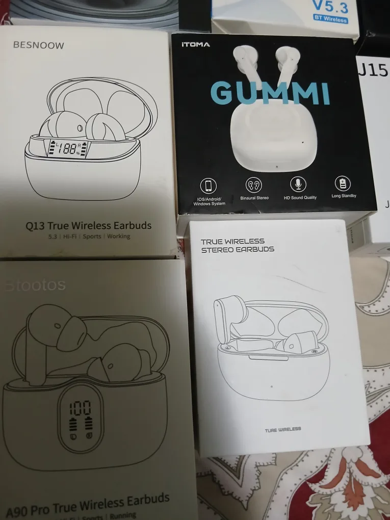 Bulk Lot of 10 Brand New True Wireless Earbuds image indicator(7)