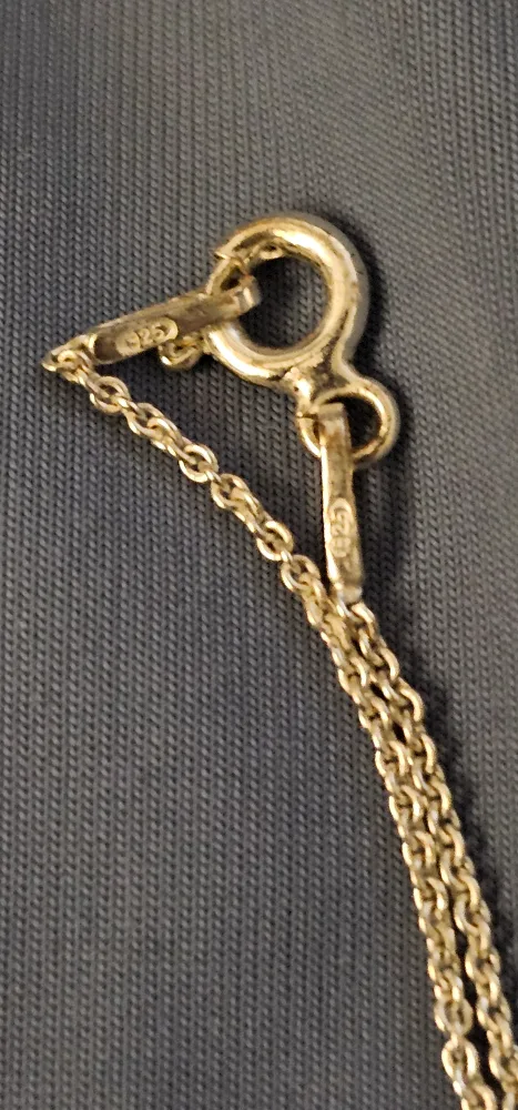 9.25 sterling silver Heart Necklace with chain image indicator(4)