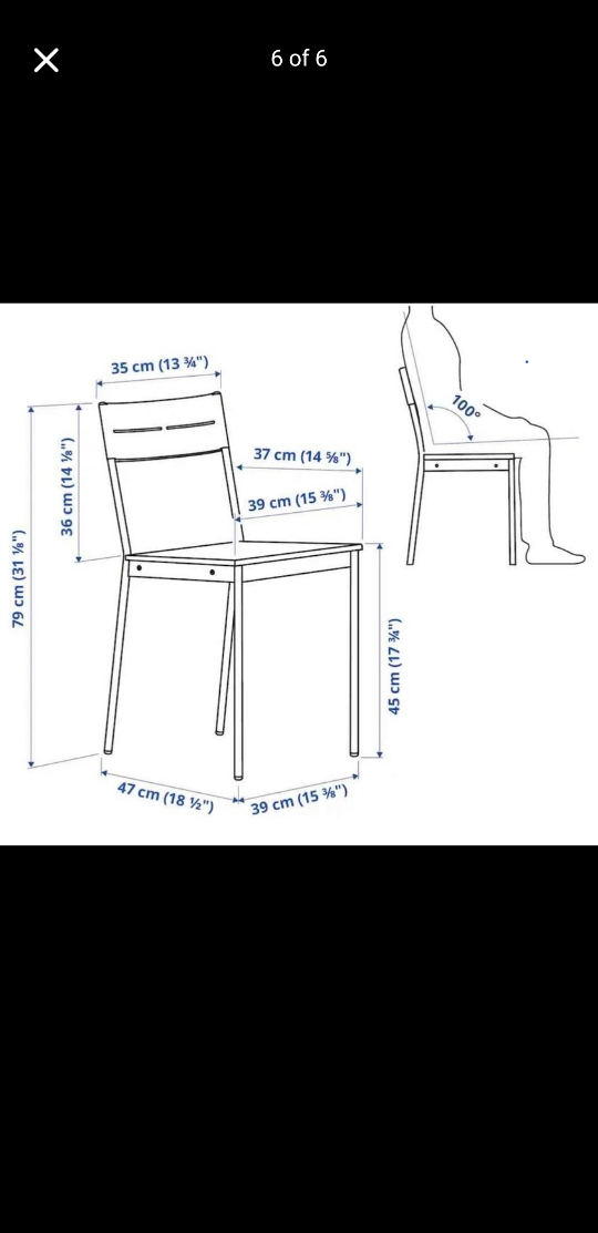 IKEA NORSBORG Dining Table and Chairs Set - photo 5