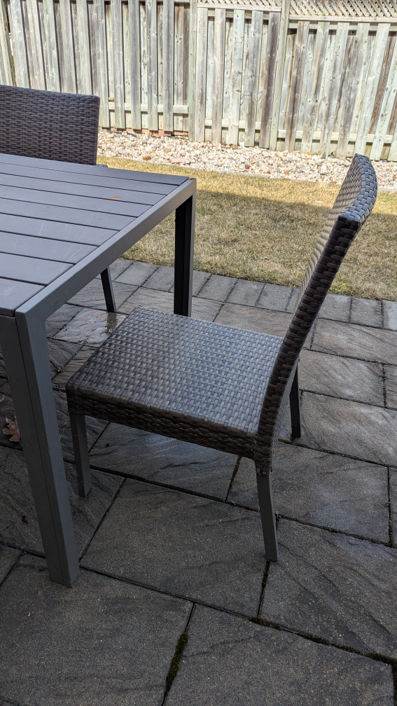 7-Piece Patio Dining Set with Table and Bench - photo 2