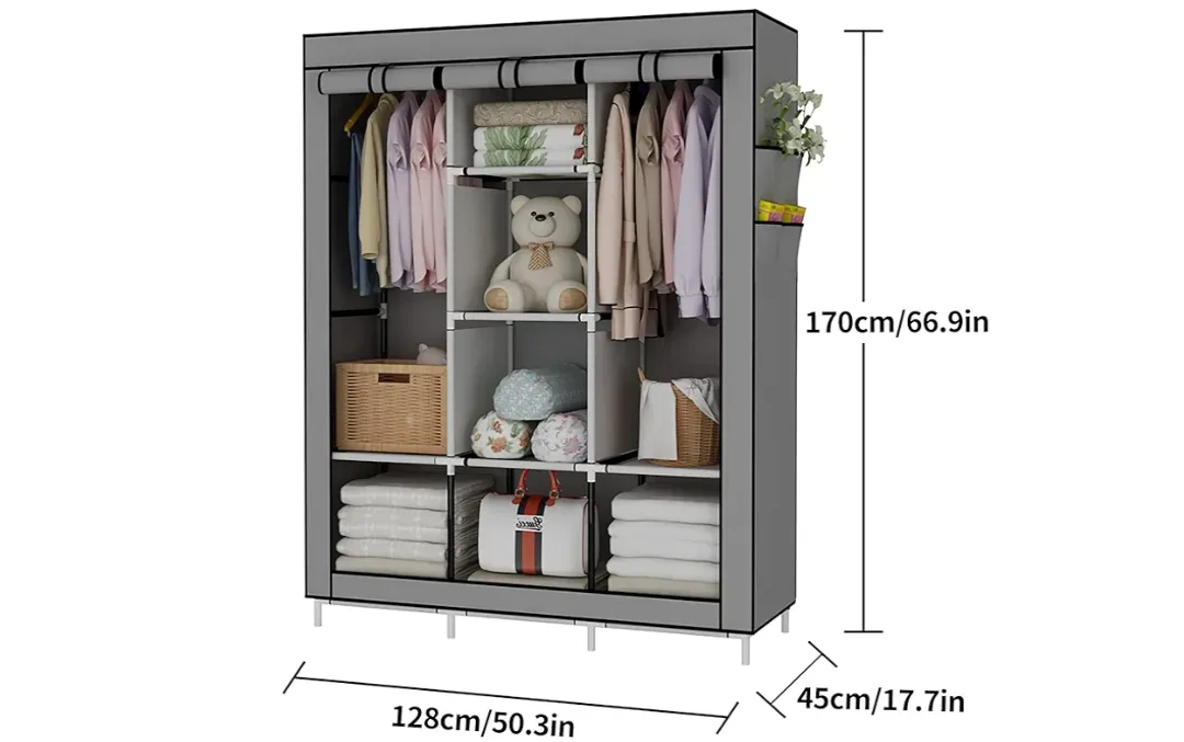 Portable Fabric Wardrobe Closet Organizer💚 image indicator(4)