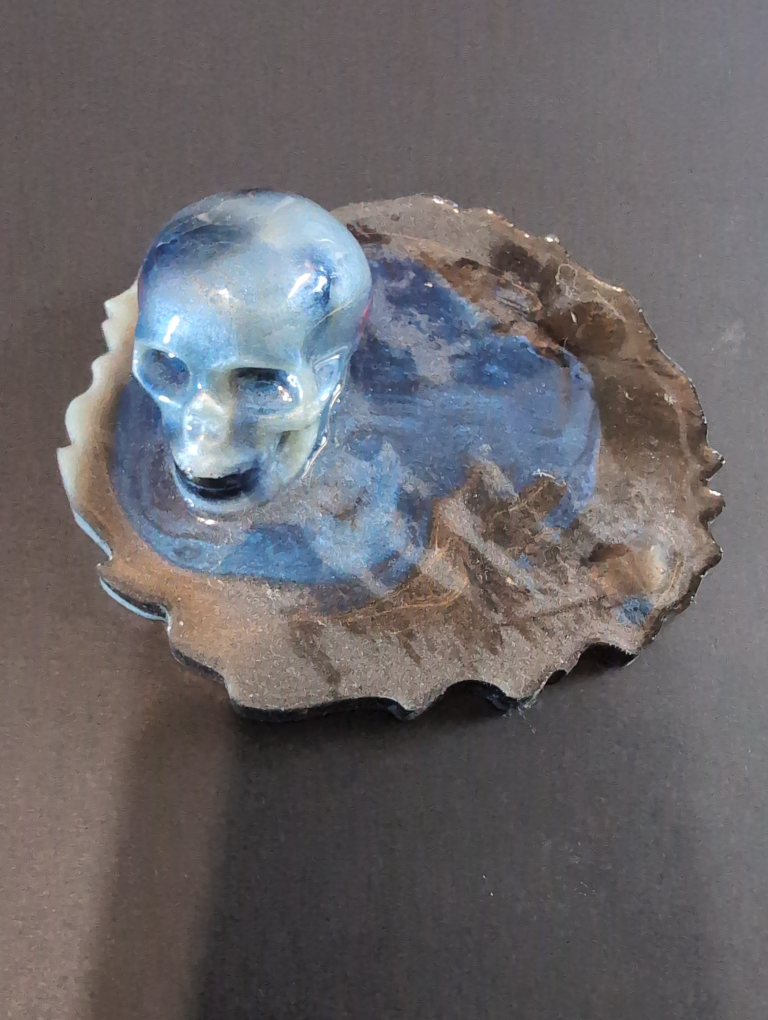 Unique Resin Skull Coaster - photo 2
