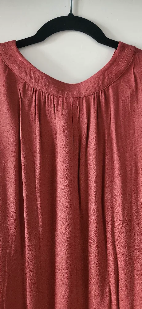 Terracotta Flutter Sleeve Blouse image indicator(8)