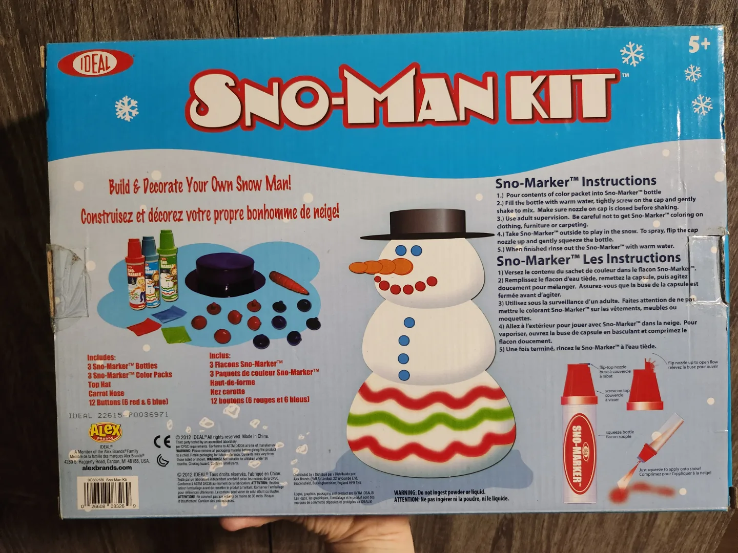 Ideal Sno-Man Kit - Build & Decorate Your Own Snowman! image indicator(2)