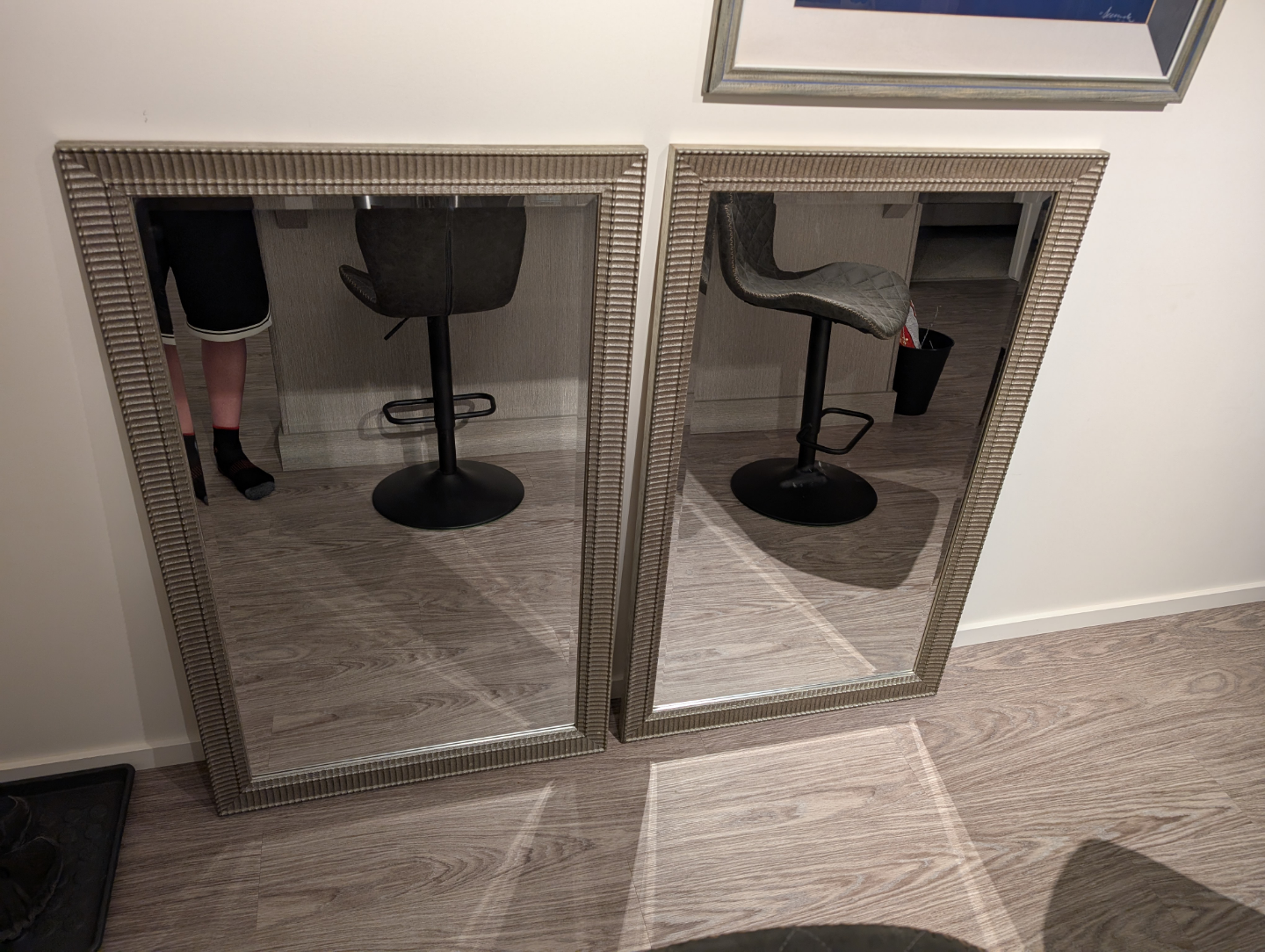 Pair of Modern Mirrors retro