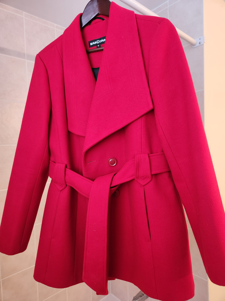 Marcona Women's Red Coat Size 12