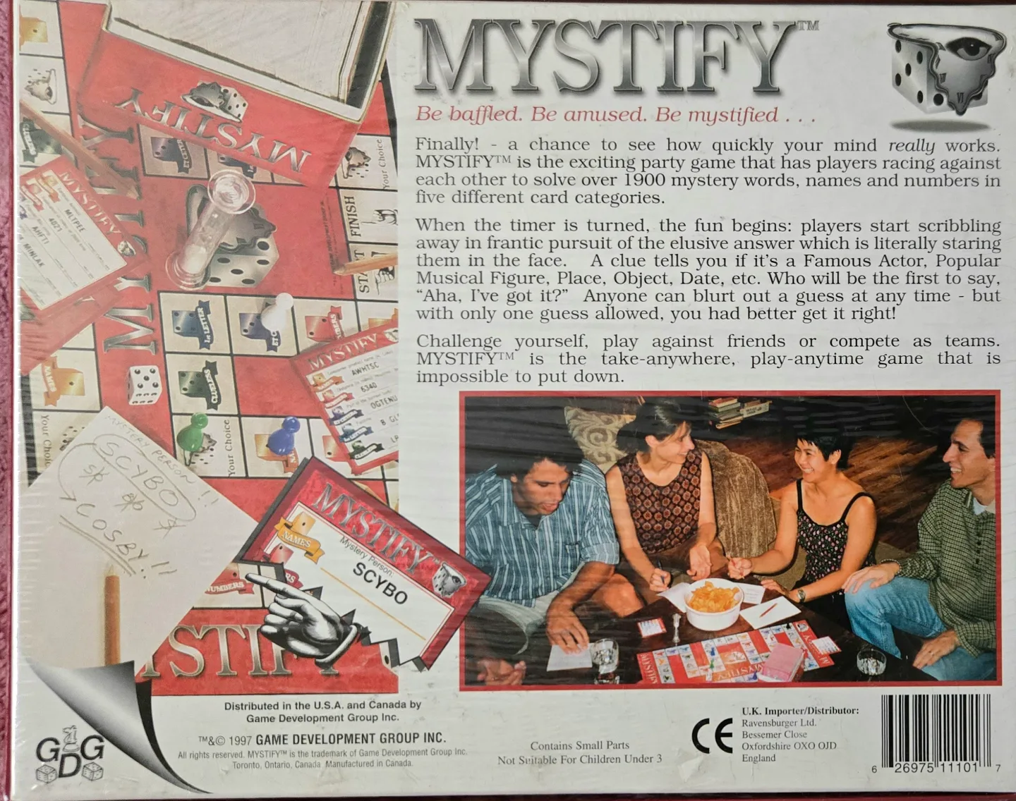 Mystify Party Game - New in Box image indicator(2)