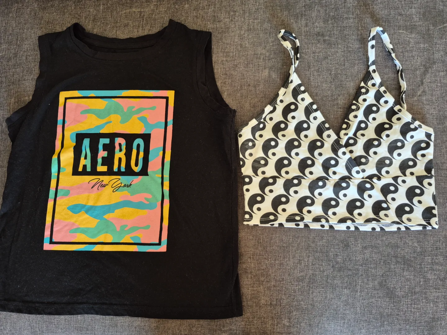 Two Girls' Summer Tops - Aeropostale & Yin Yang thumbnail