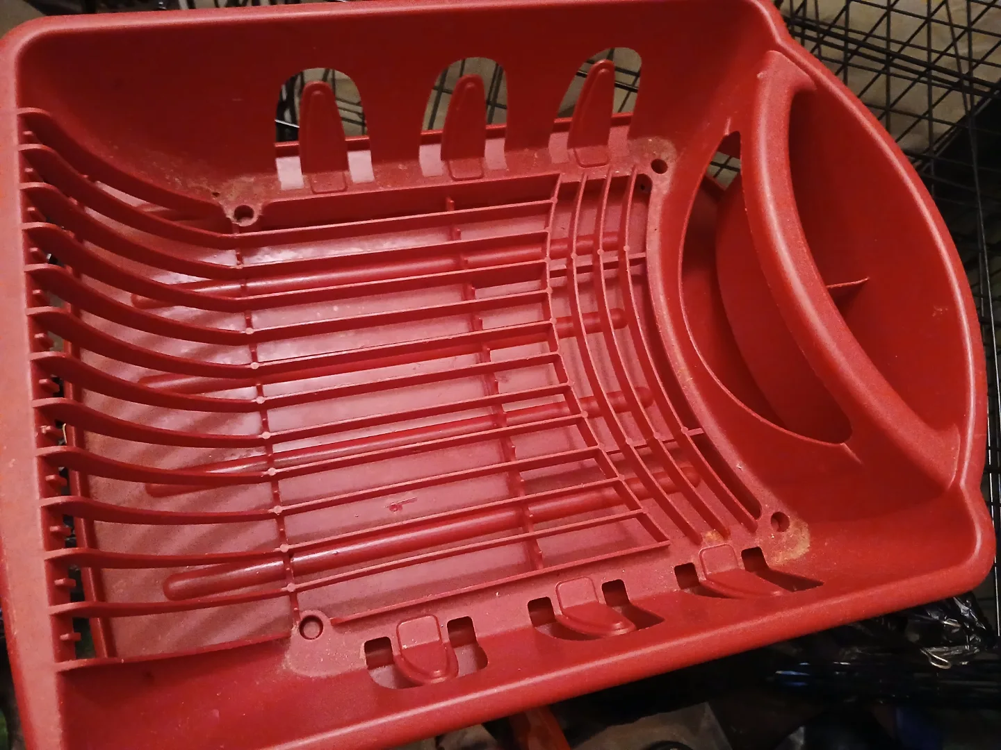 Red dish rack image indicator(2)