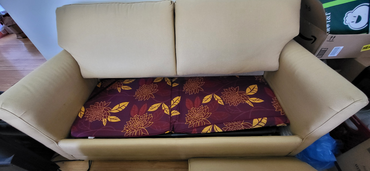 Beige Sofa Bed - photo 3