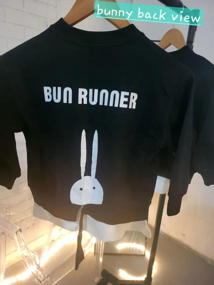 Black Cropped Sweatshirts for toddlers. Size 2T -5T image indicator(3)