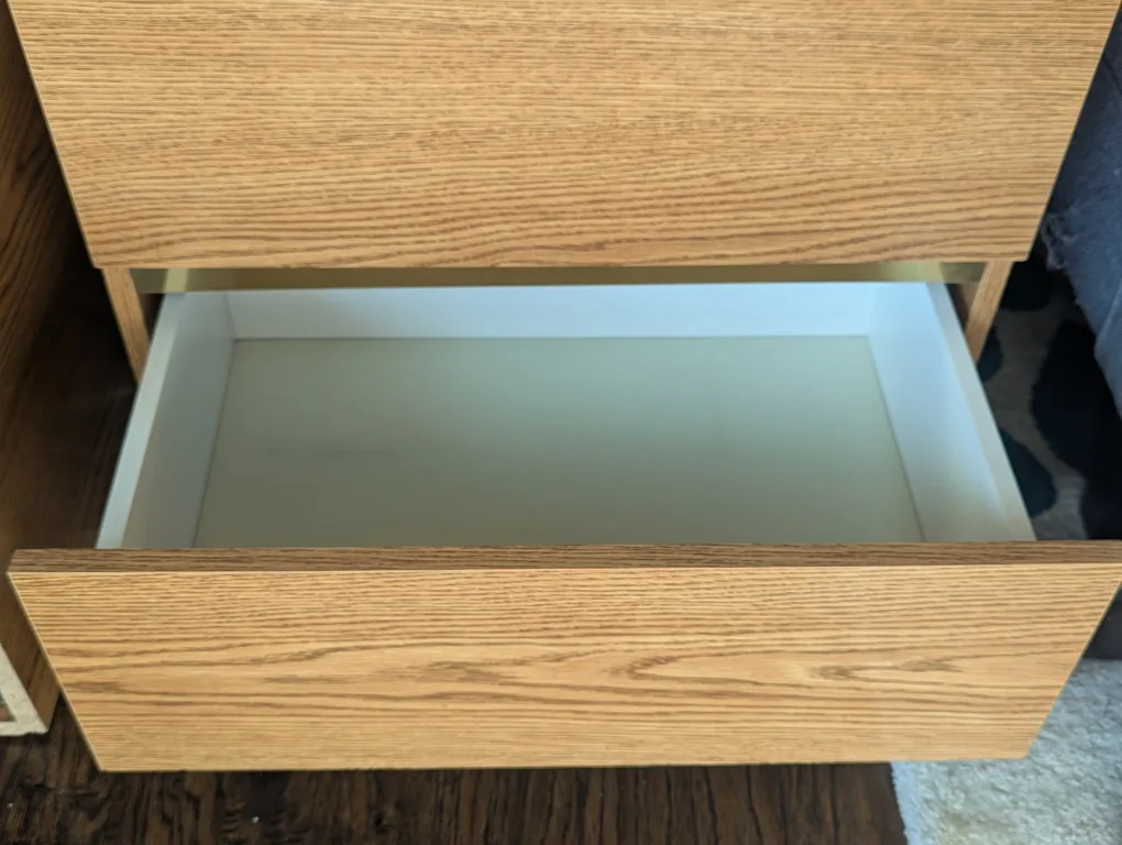 Vintage Wooden Dresser with Arch Mirror image indicator(7)