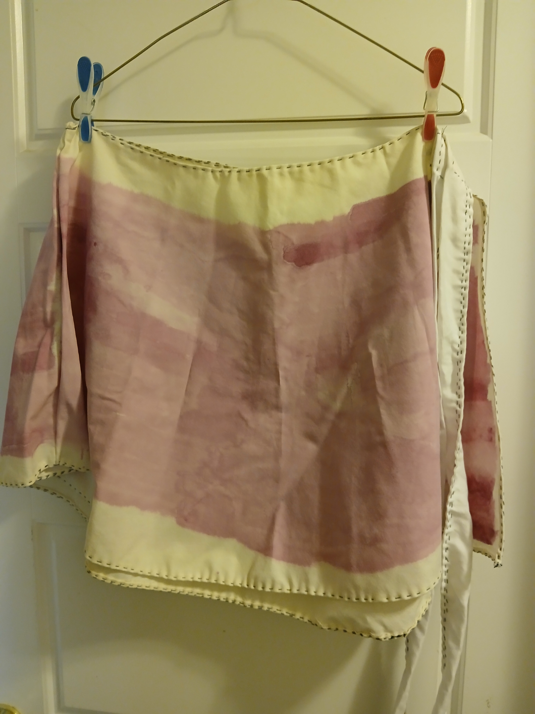 Handmade tie-waist wrap skirt