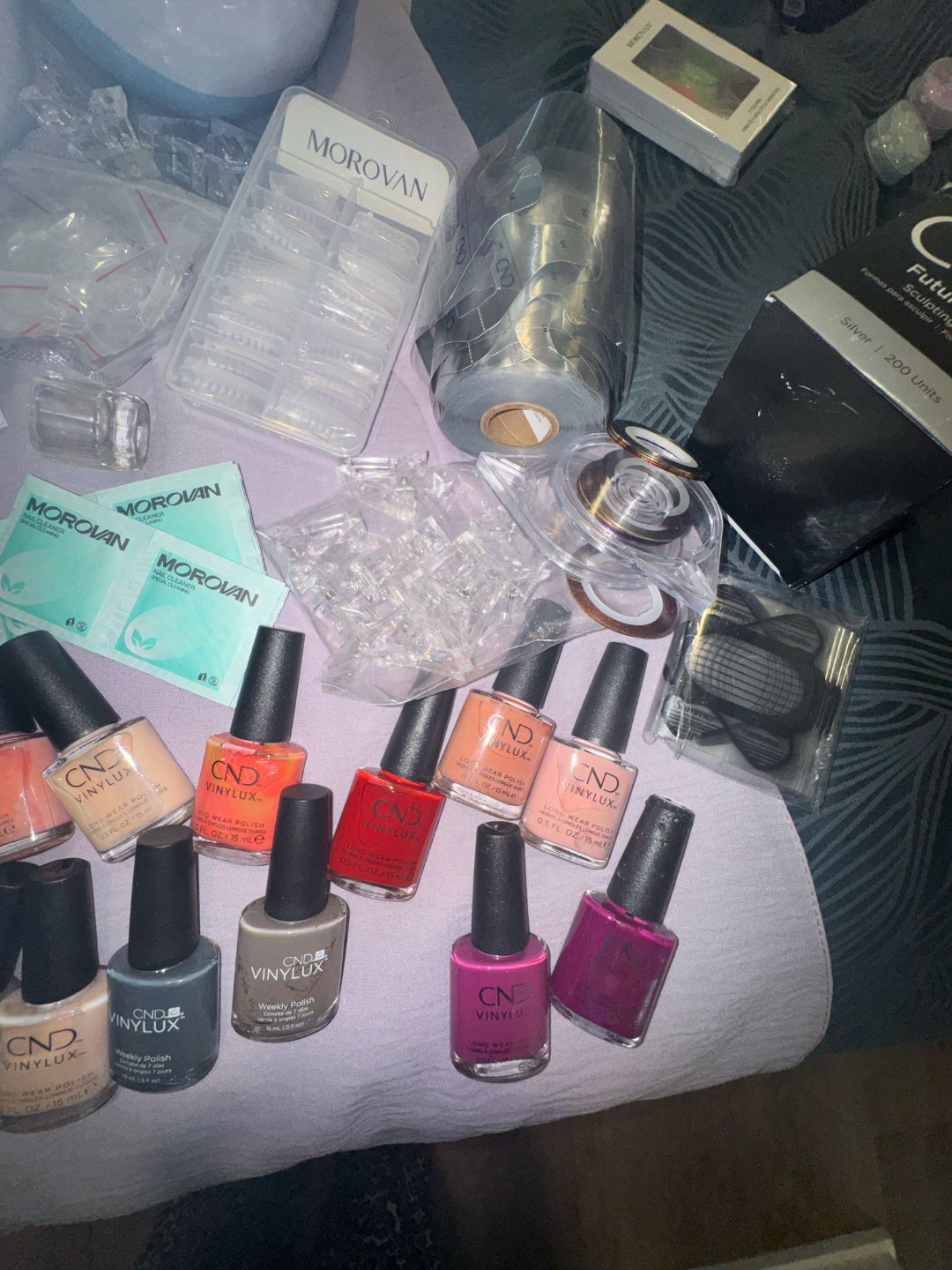 Huge Nail Salon Kit - Morovan & CND - photo 5