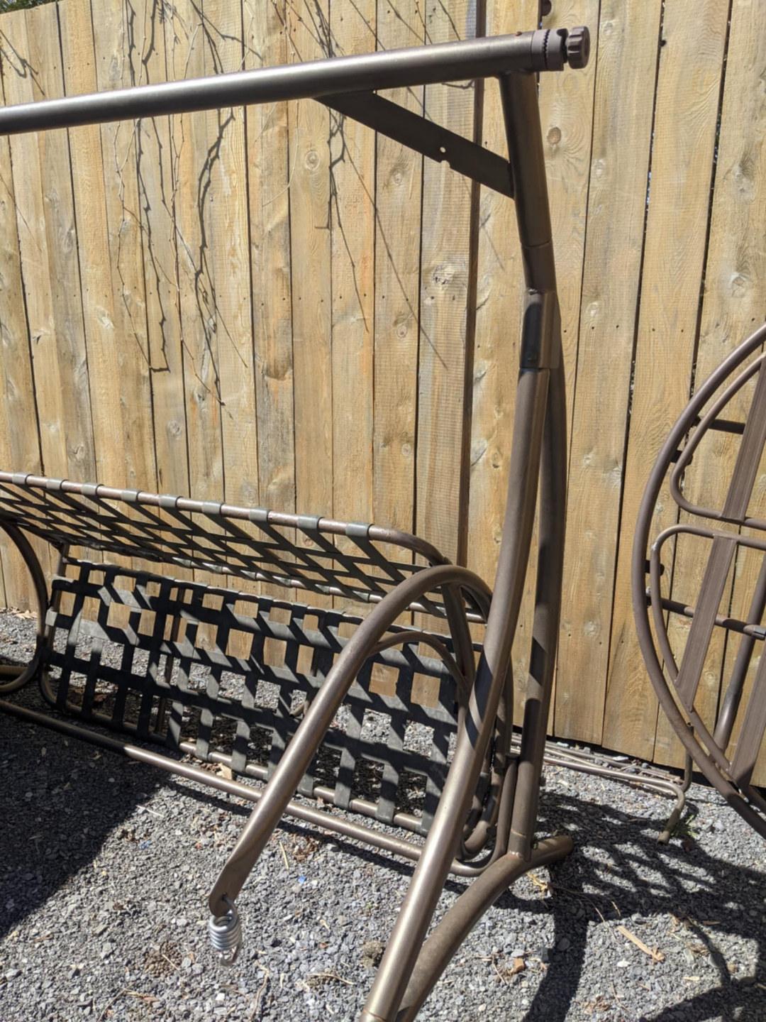 Outdoor Metal Patio Swing - photo 3