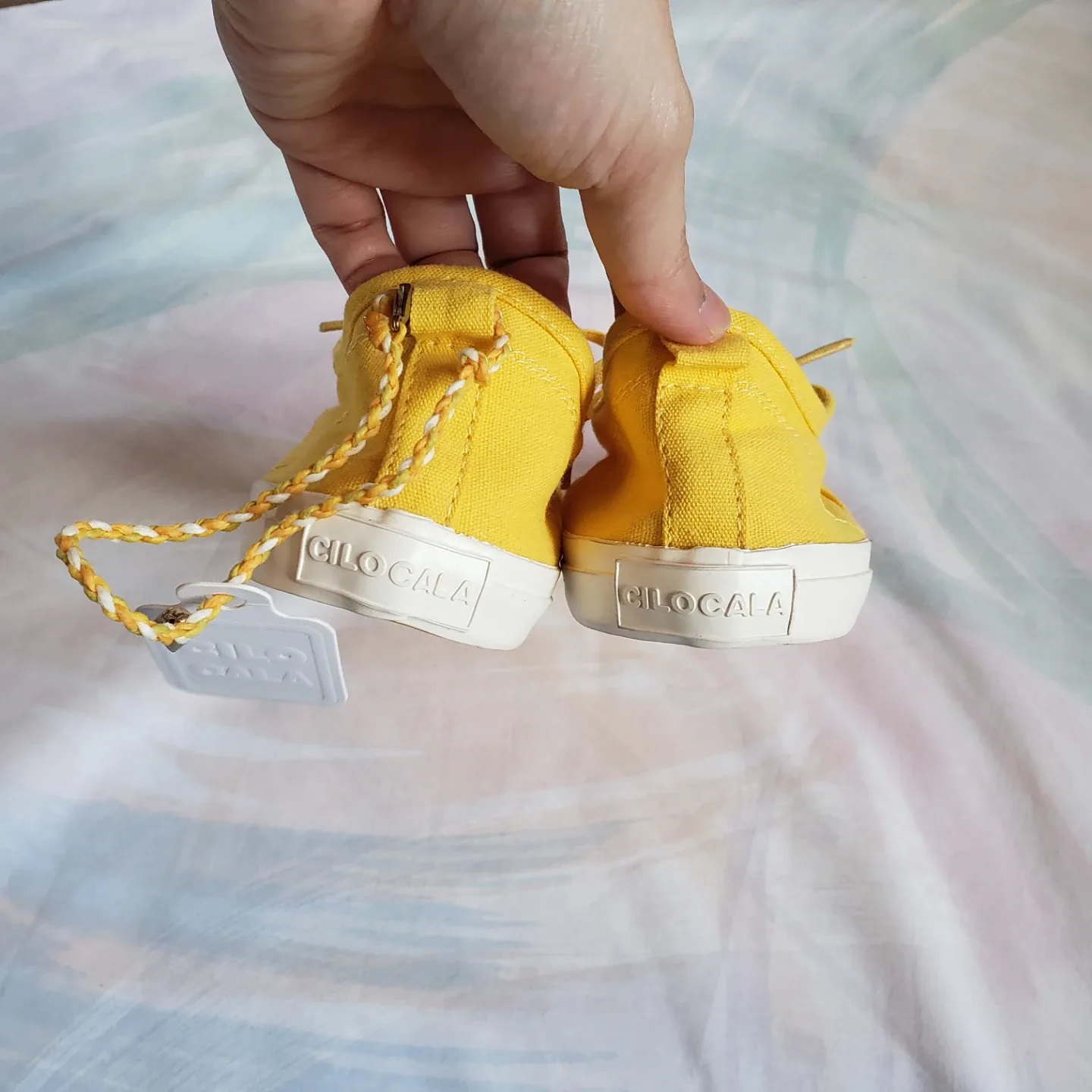 🆕Yellow Canvas Shoes image indicator(4)