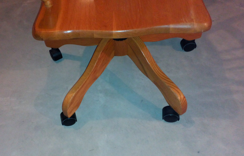Solid Wood Swivel Office Chair - photo 3