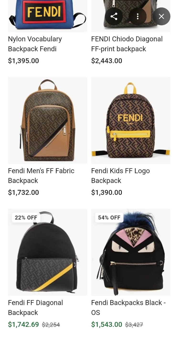 Fendi Monster Backpack XL image indicator(8)