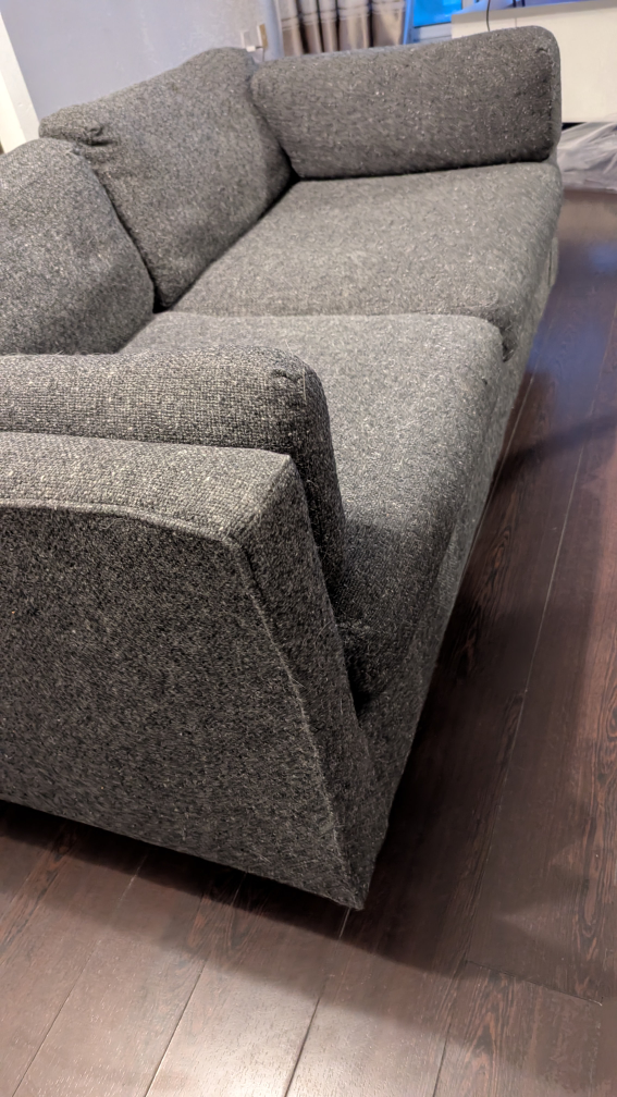Grey Two-Seater Sofa - photo 2