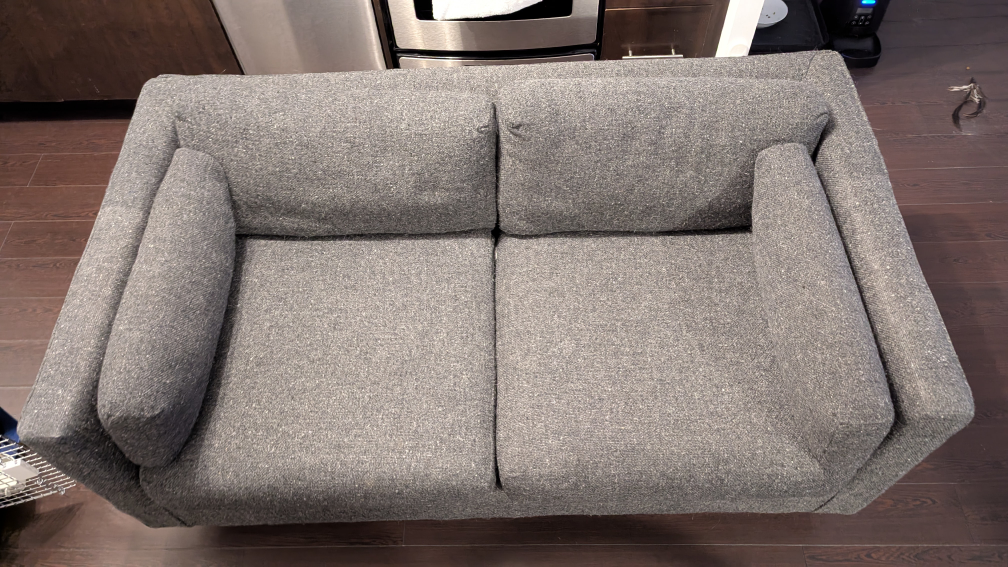 Grey Two-Seater Sofa - photo 3