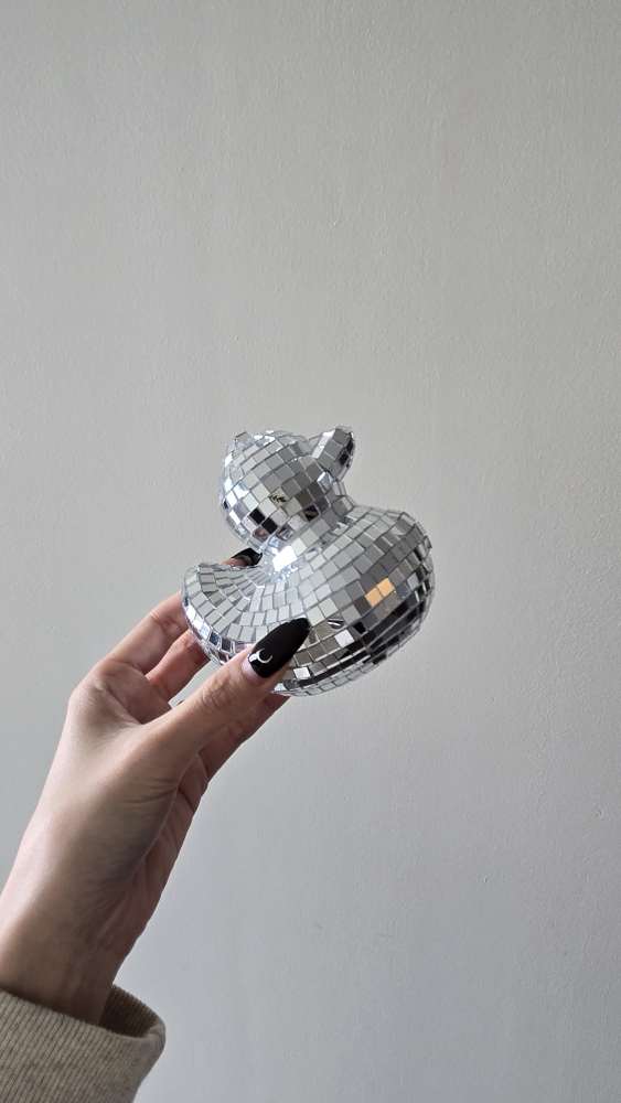 Handmade Disco Ball Duck 🦆