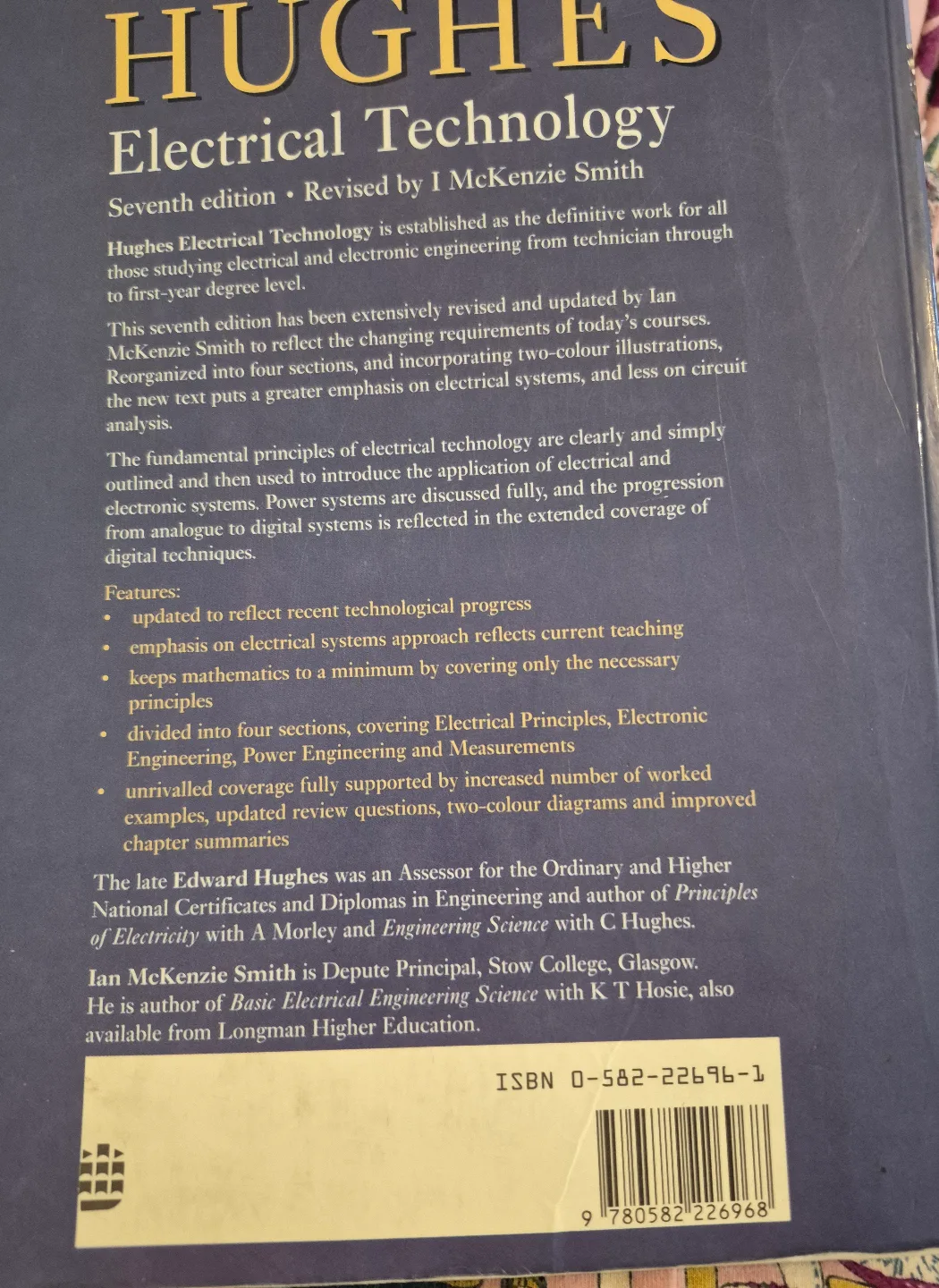 Hughes Electrical Technology Seventh Edition Textbook image indicator(2)