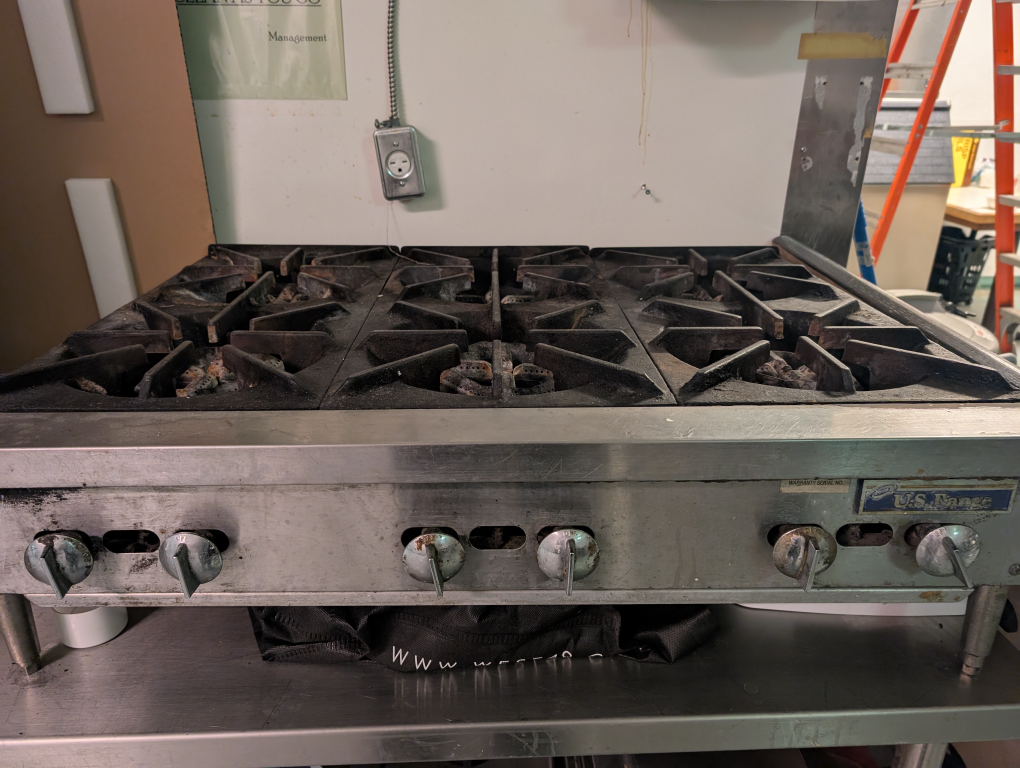 Used 6-Burner Commercial Gas Stove - photo 2