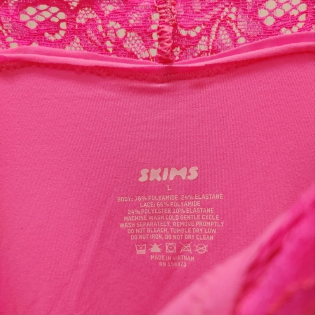 SKIMS Fits Everybody Lace Long Dress image indicator(6)