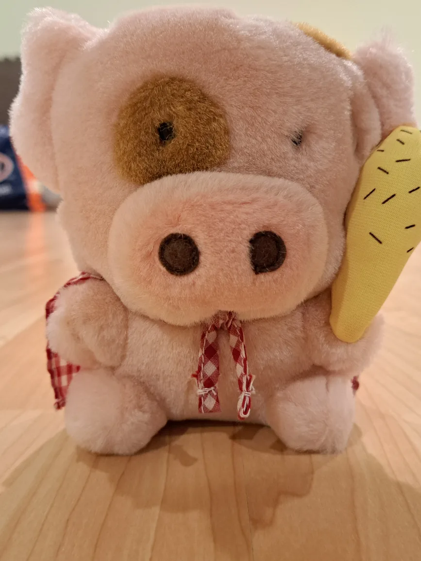 Adorable Plush 6" McDull Pig Toy image indicator(4)