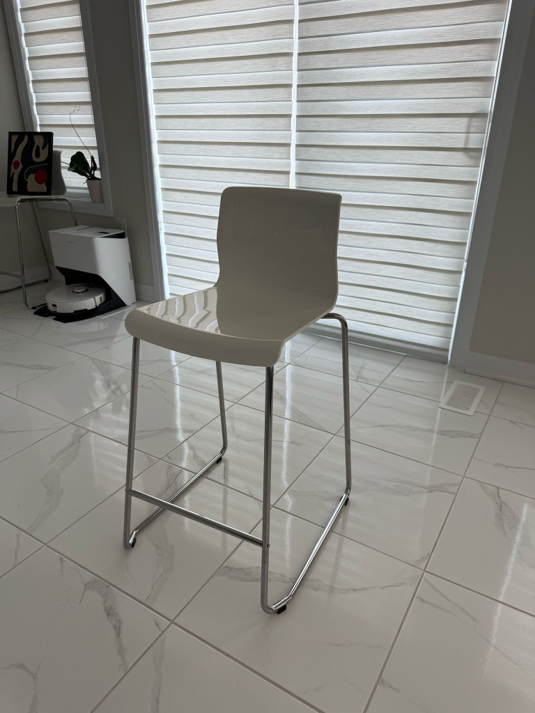 IKEA GLENN Bar Stool White - 4 stools - photo 2