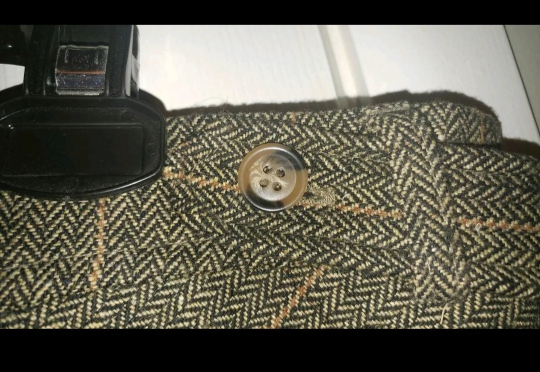 Women's Grey & Beige Tweed A-Line Skirt💚 image indicator(3)