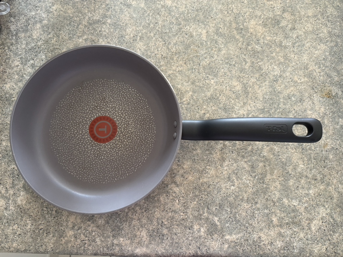 T-fal hard titanium non-stick frying pan