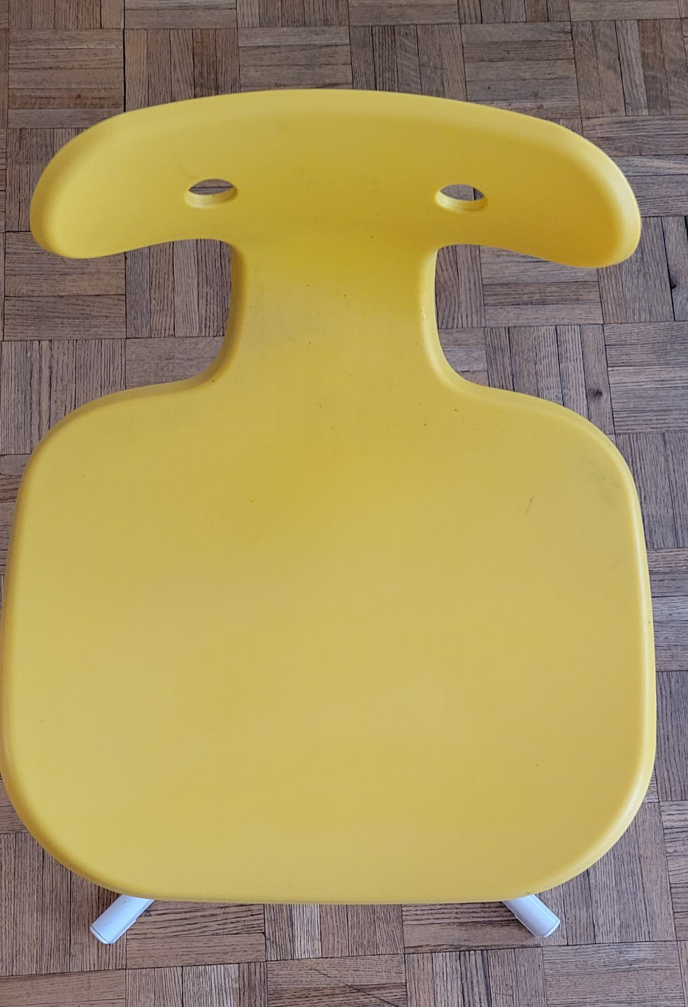 Yellow Plastic Child's Chair