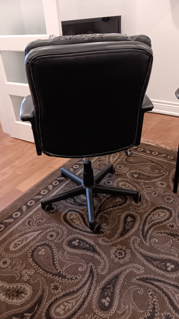 Black Office Chair - well used