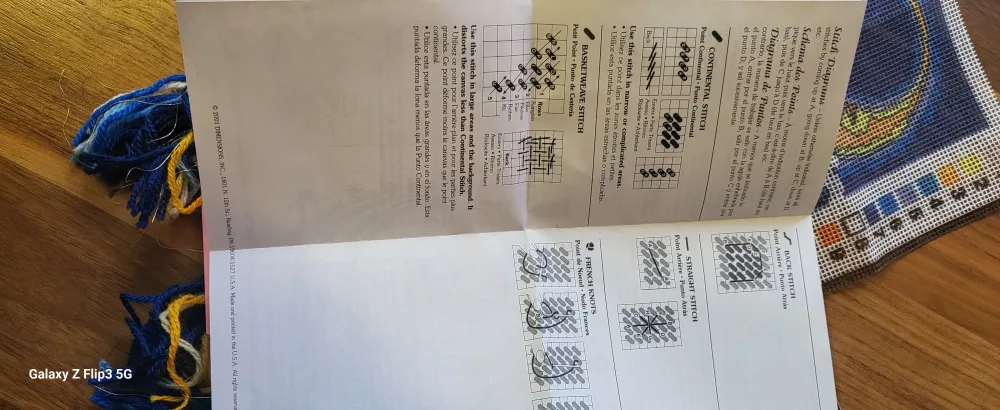 Creative Accents Needlepoint Kit - Night Moon 💚 image indicator(5)