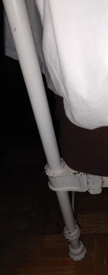 Antique Farmhouse Brass & Wrought Iron Double Bed Frame image indicator(8)