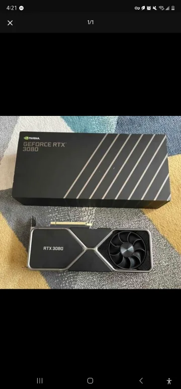 Nvidia GeForce RTX 3080 Graphics Card thumbnail