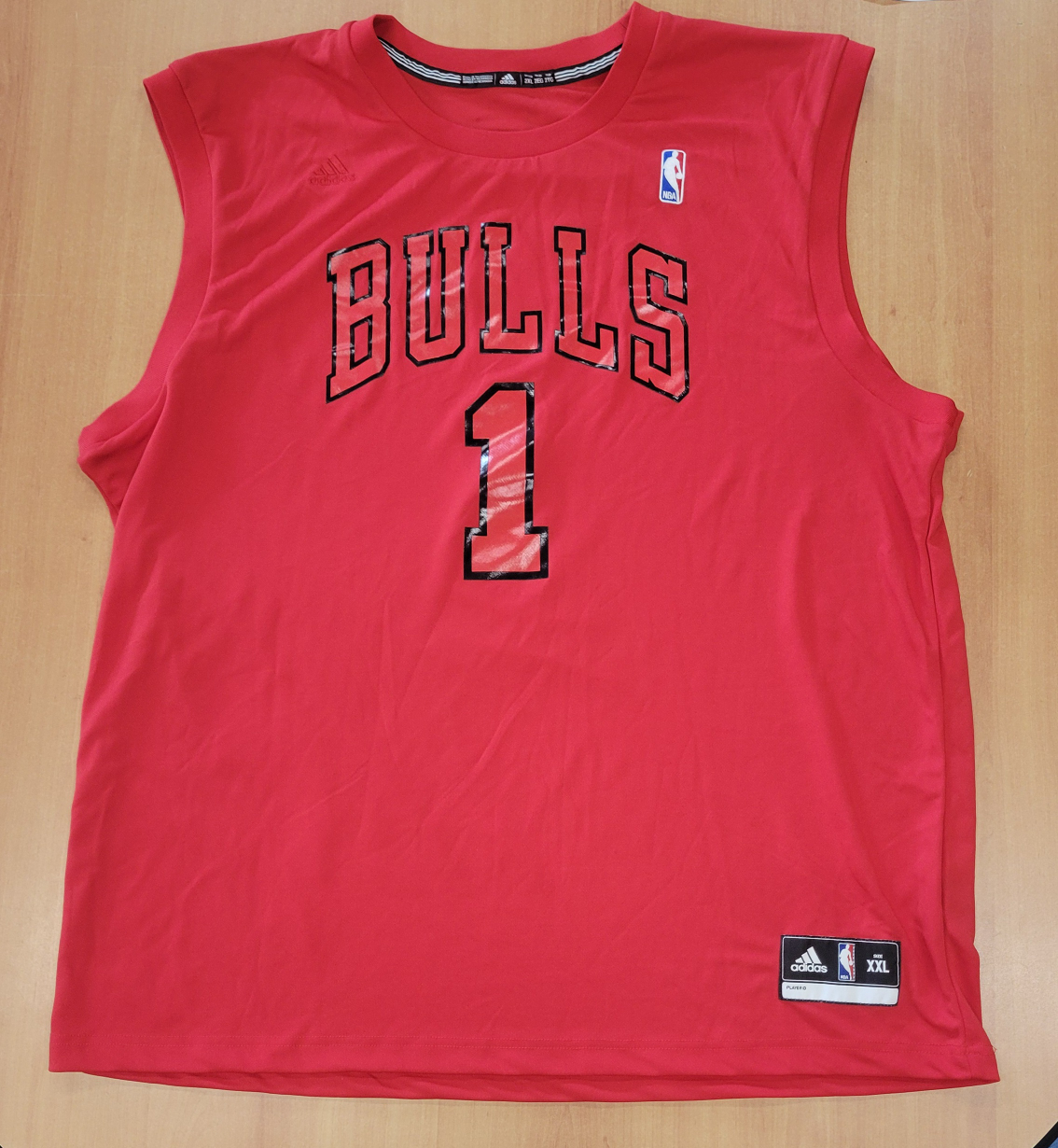 💚 NEW NBA Adidas Derrick Rose Chicago Bulls Jersey Size XXL