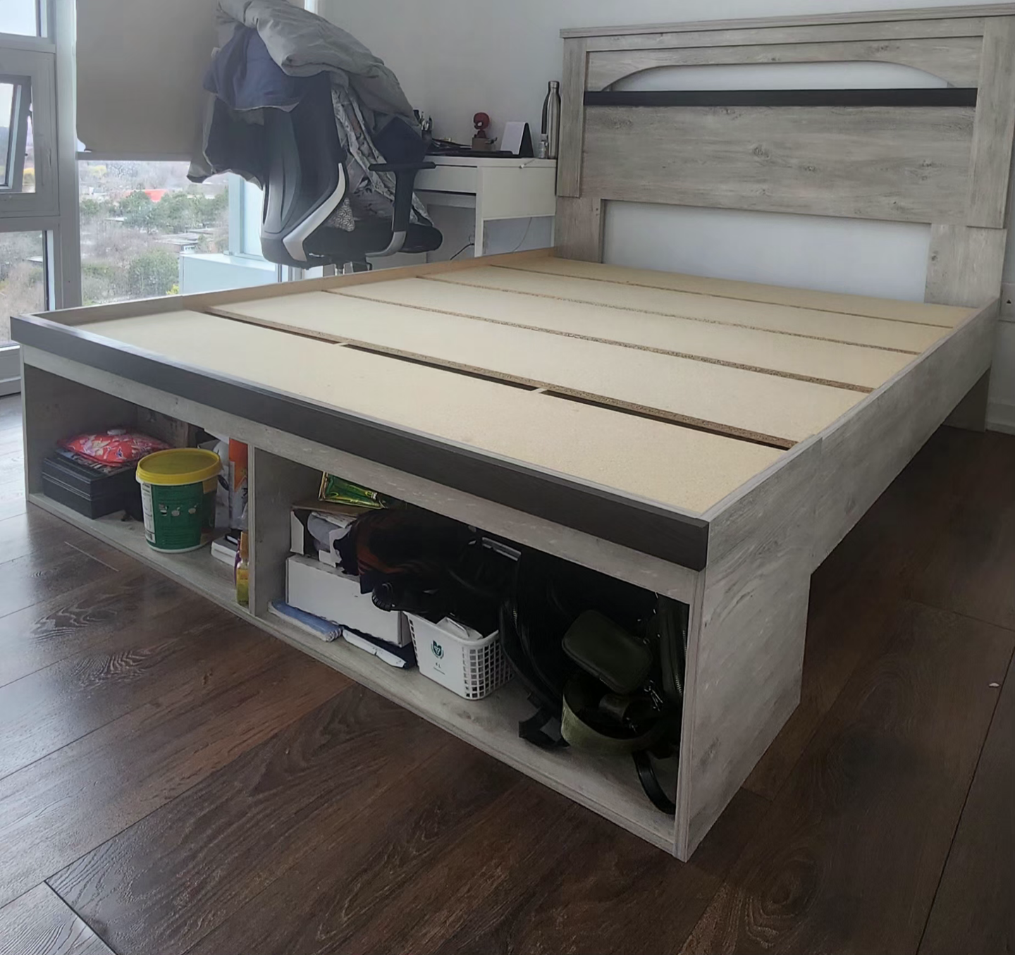 Queen Size - Front Storage Bed Frame - photo 4