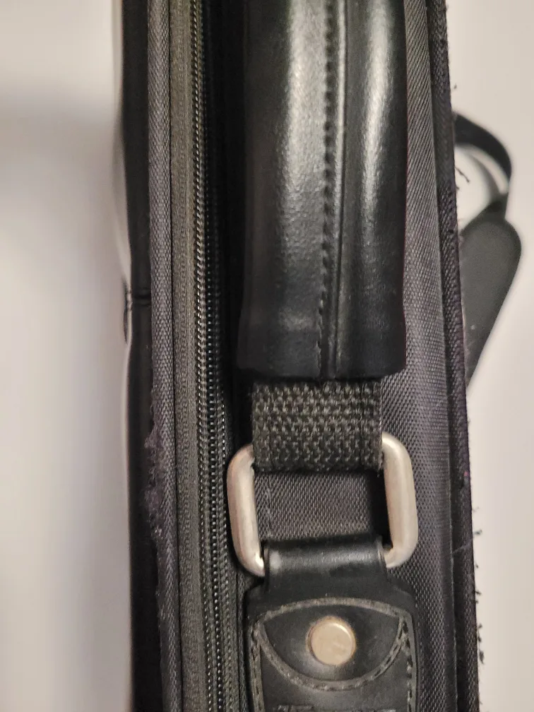 💚Black Laptop Bag with Shoulder Strap image indicator(4)