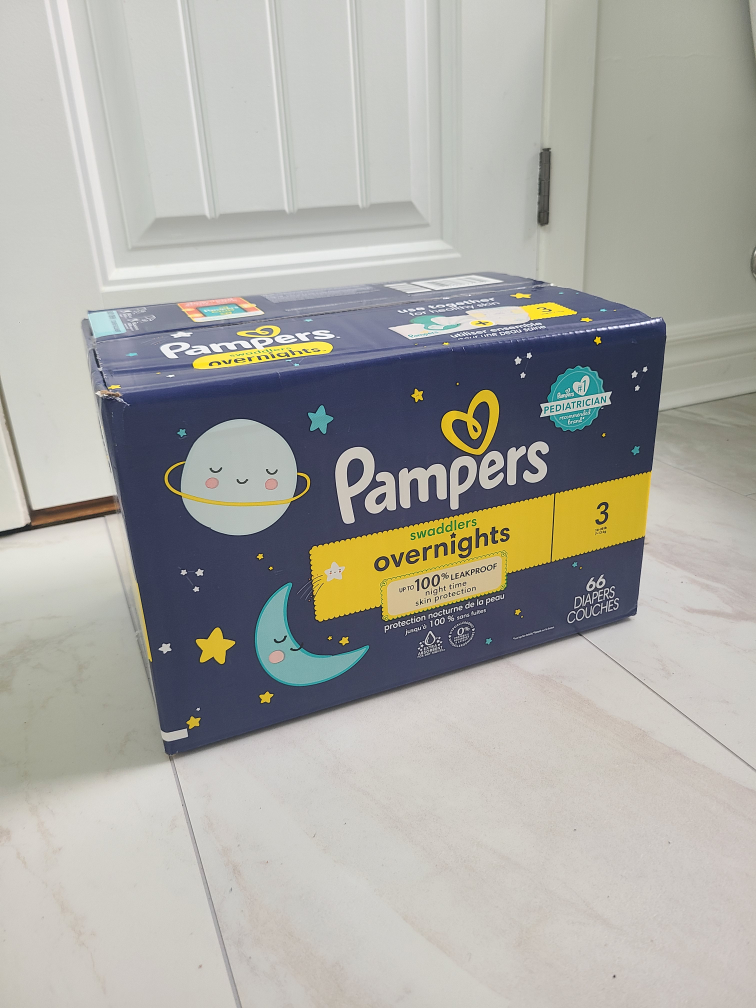Pampers Swaddlers Overnights Size 3 Diapers - 66 Count - photo 3