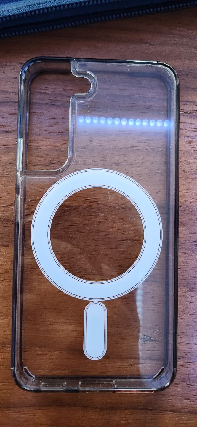 Samsung Galaxy S22 5G - Clear Phone Case with MagSafe Ring